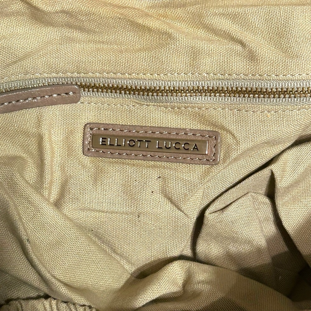 Elliott Lucca XL Purse Tan Light Brown Large Magnetic Shoulder - Picture 3 of 13